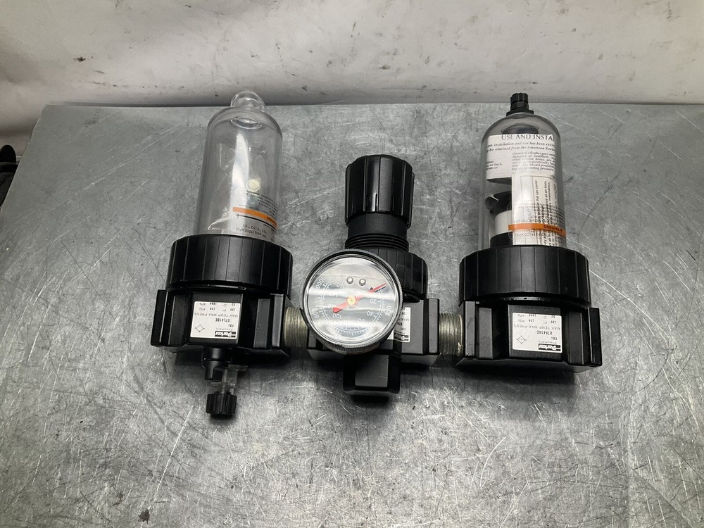 Parker 3/4" Regulator, Water Separator, and Oiler