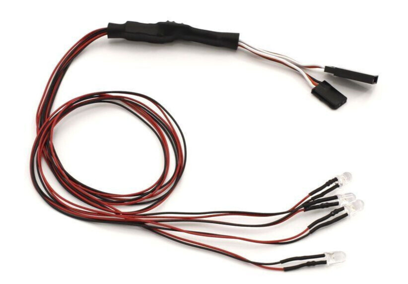 Kyosho LED Light Unit 5mm (4) Bulbs HALOGEN #97054-4H