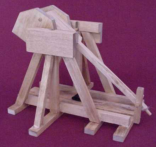 Trebuchet Plan 4-Pack - 4 Trebuchet Model Plans - Easy Build Step-by-Step Plans