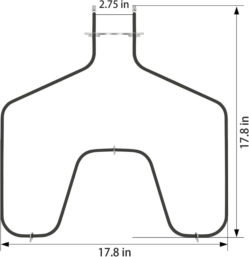 Self Clean Range Oven Bake Unit Lower Heating Element WB44K10005 for GE