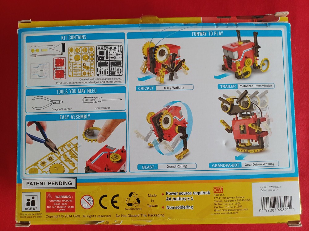 EM4 Robot RobotiKit - Educational Motorized Robot Kit