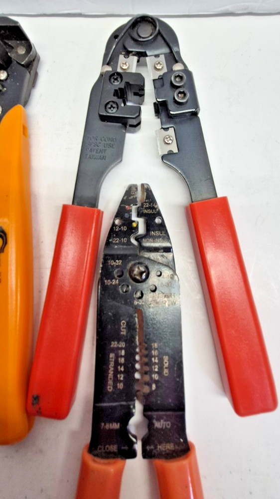 4 Network Cable Modular Crimper/Cutter/Stripper & Ratch Crimping Tools