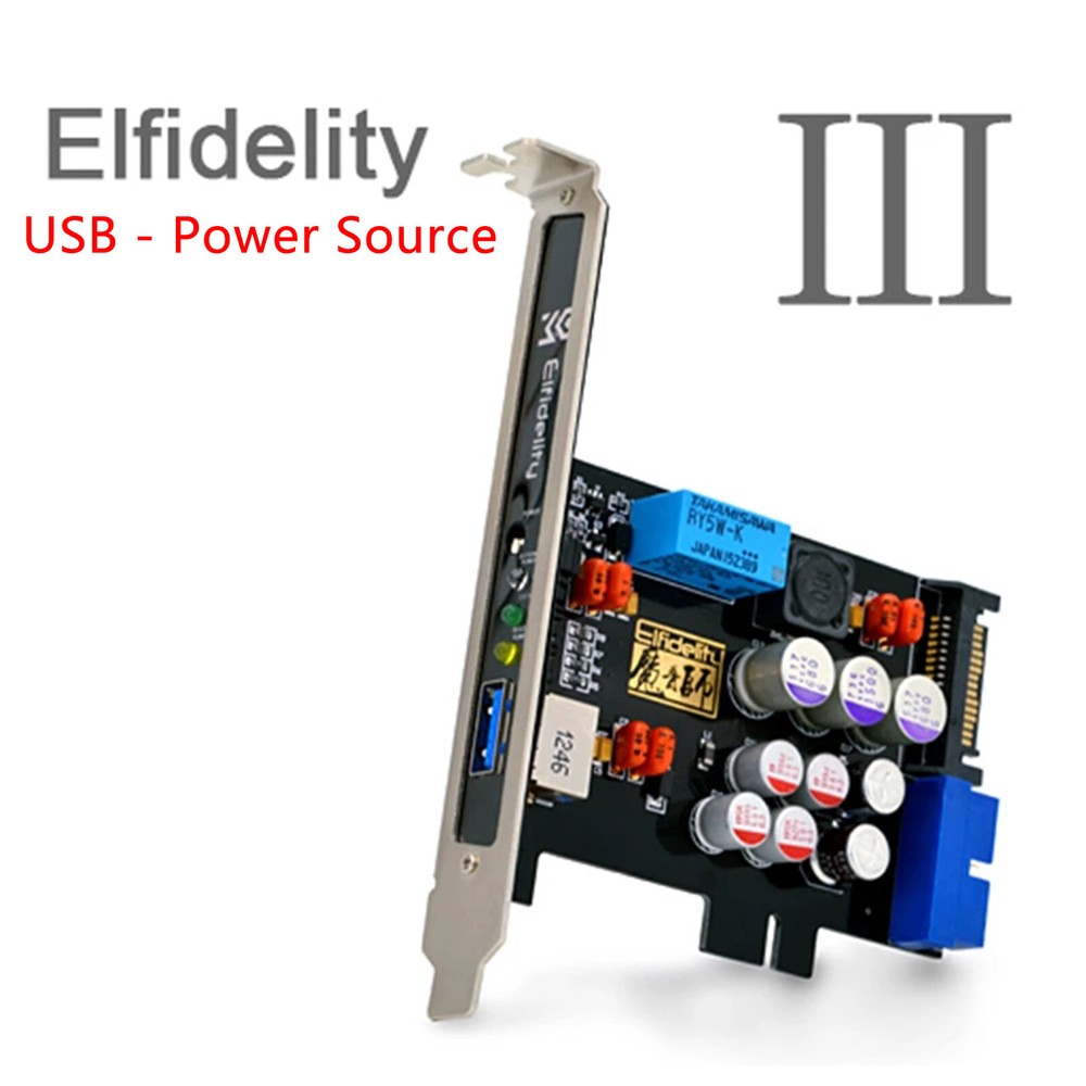 1pc Elfidelity AXF-100 USB Power Source HiFi Interface Preamp Internal Filter