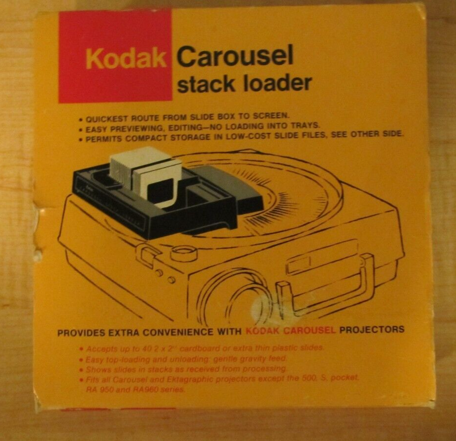 Vintage Kodak Carousel Stack Loader No. B40 Instructions Included Cat 151 4249