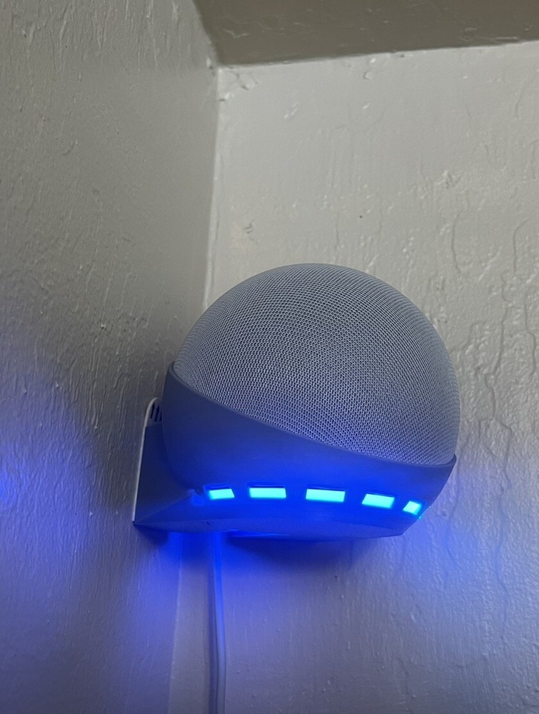 Echo Dot 4/5 Wall  & Corner Mount Bracket Holder Accessory GRAY!!