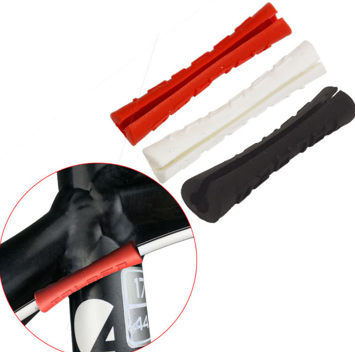 5pcs Bicycle Cable Rubber Protector Sleeve Anti Scratch Durable Line Pipe Cover