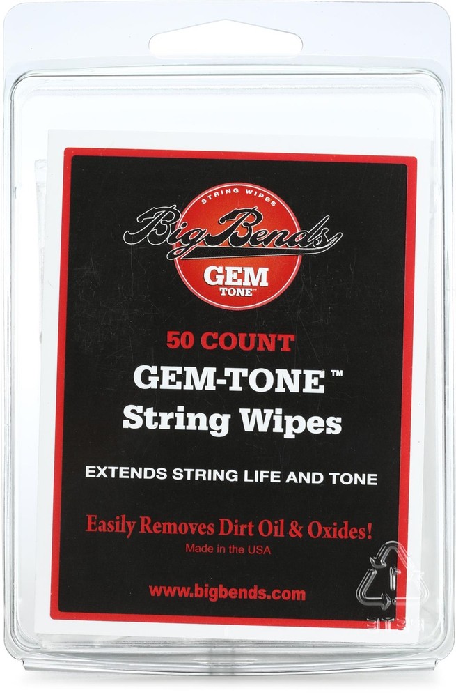 Big Bends Gem-Tone String Cleaning Wipes (50-pack) (5-pack) Bundle