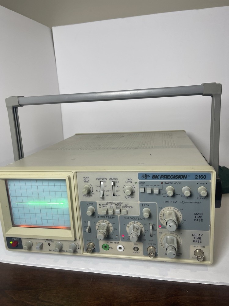 BK PRECISION 60MHZ Dual Trace Oscilloscope Model 2160A