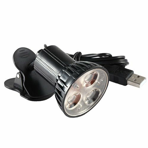 USB 3 LED Clamping Clip Laptop Light Lamp for Desktop Notebook PC Tablet Reading