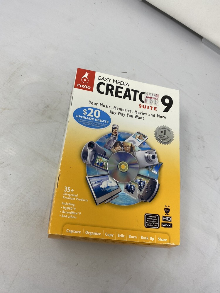 Roxio Easy Media Creator 9 Suite - New
