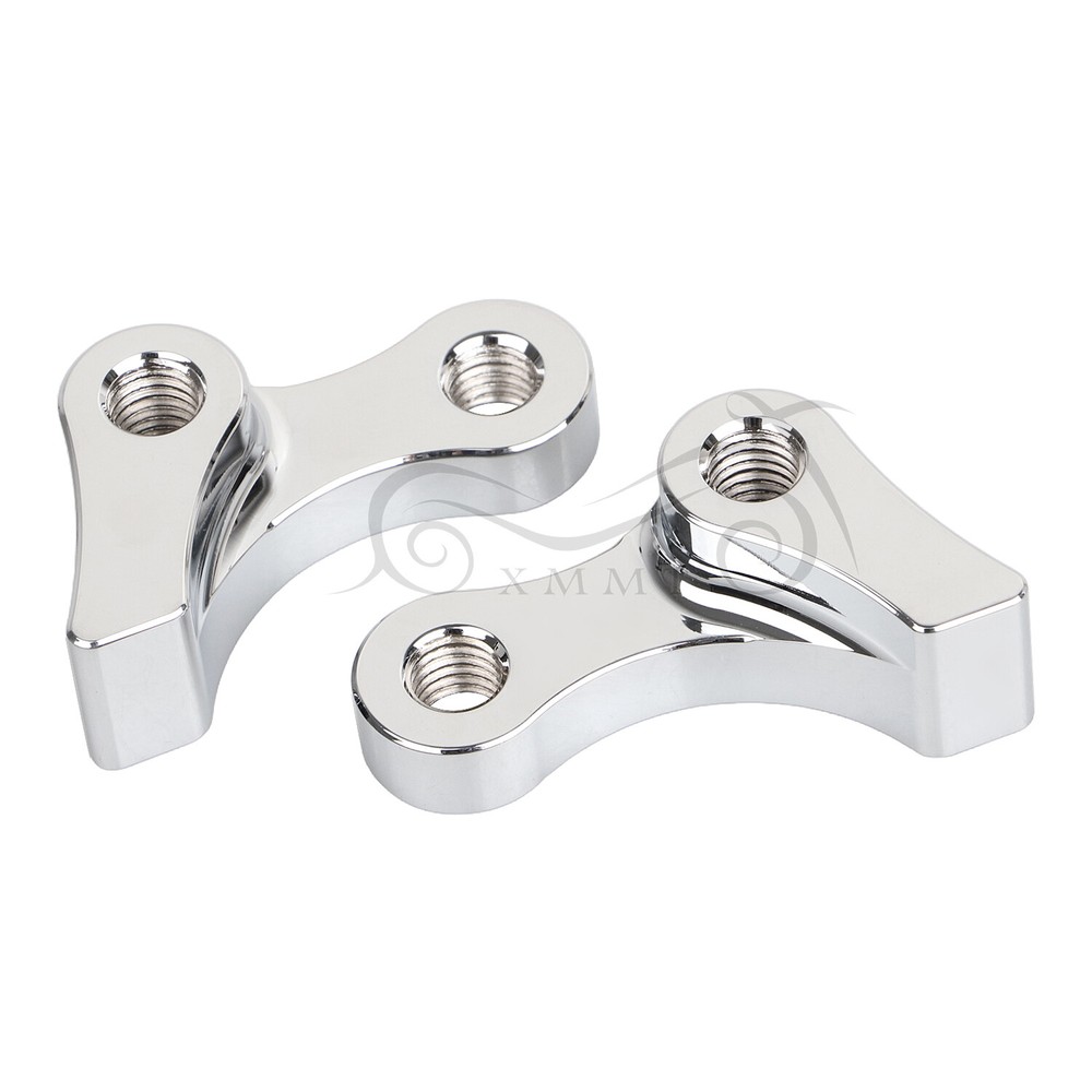 Chrome 1" Adjustable Lowering Kit For Harley Dyna Super Glide FXD Custom FXDC
