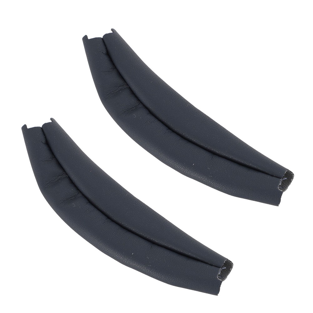 2PCS Replacement Headband Pad Protein Leather High Elasticity Headband Cush Part