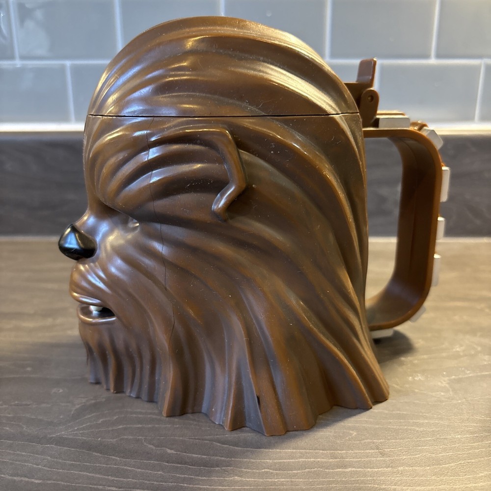 Disney Parks Chewbacca Head Beaker/ Cup Refillable Mementos Plastic Cup