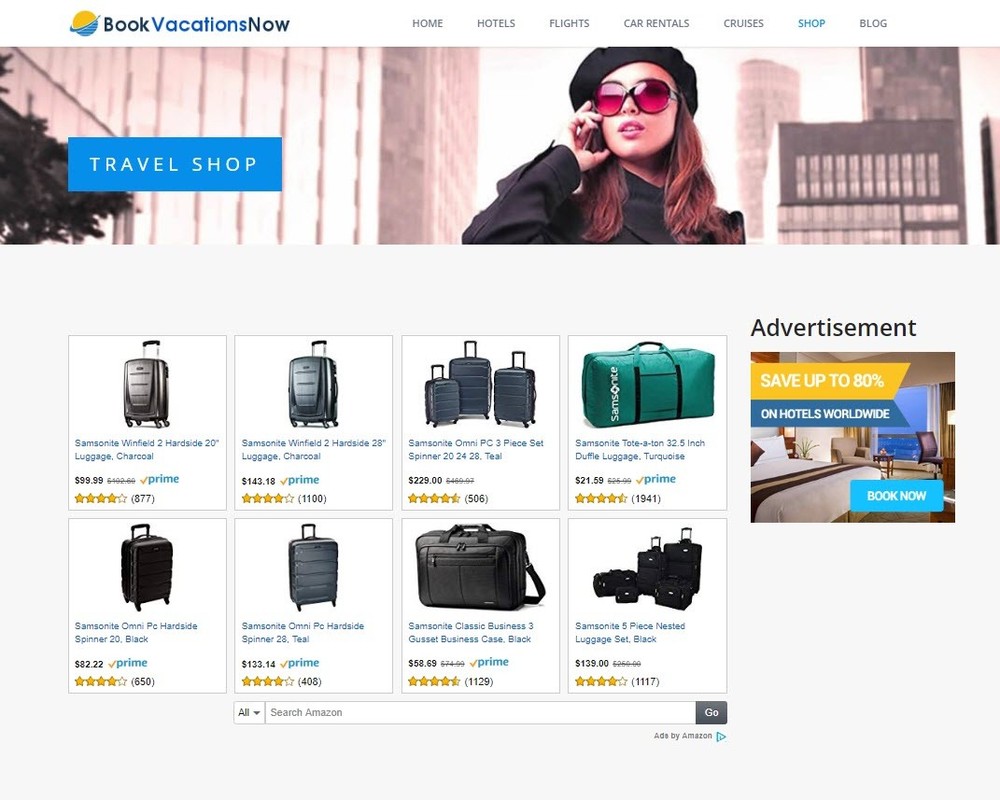 🥇 Turnkey Mobile Friendly WordPress Travel Website Make $1 -$4/Click