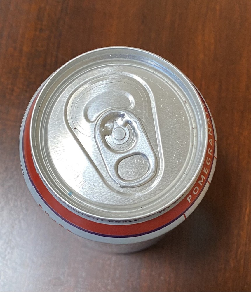 Spiked Snow Melt Empty Hard Cider Can Bottom Opened