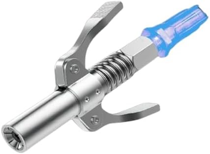 Locking Grease Gun Coupler Easy Release for Grease Fittings Compatible