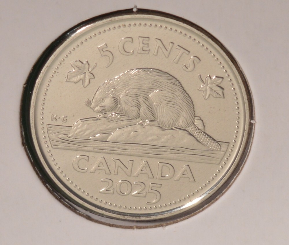 2025 Canada 5 Cent - KING CHARLES - UNCIRCULATED from Mint Roll 🇨🇦