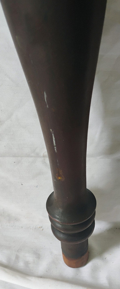 Antique Turned Solid Walnut Post Stretcher 39" wide