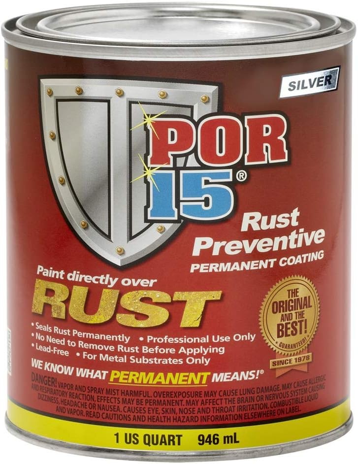 Rust Preventive Coating, Stop Rust and Corrosion Permanently, Anti-rust, Silver