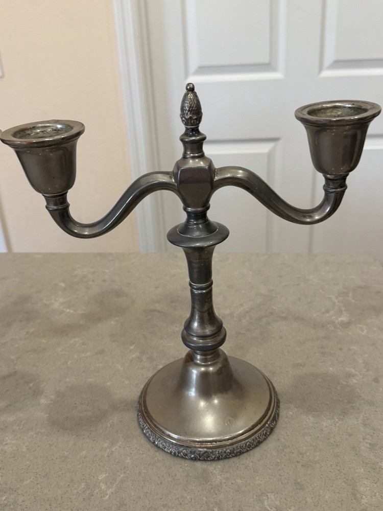 Vintage 2 Academy Silver On Candelabras