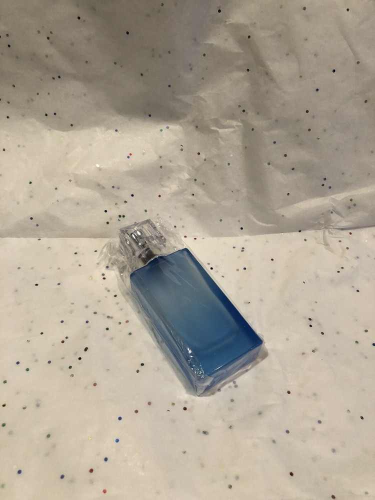 Blue Empty Glass Perfume Spray Bottles 25ml Metal Atomizer