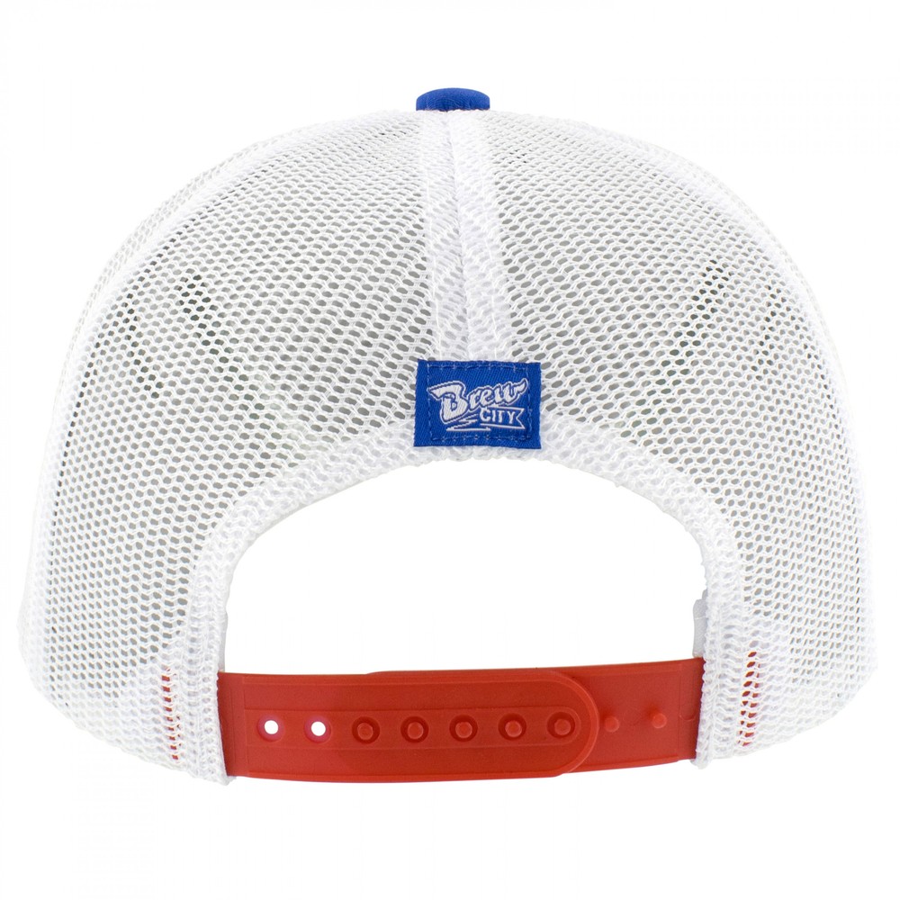 Hamm's Fishing with Beer Adjustable Hat Multi-Color