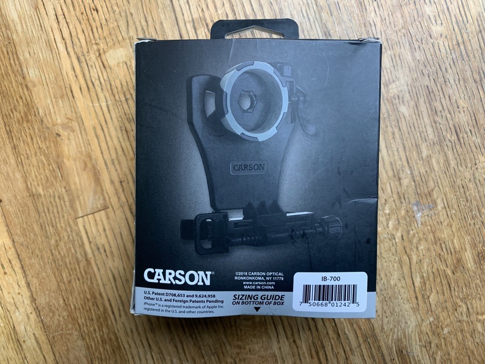 Carson HookUpz Universal Smartphone Binocular Adapter - IB-700 (A108)