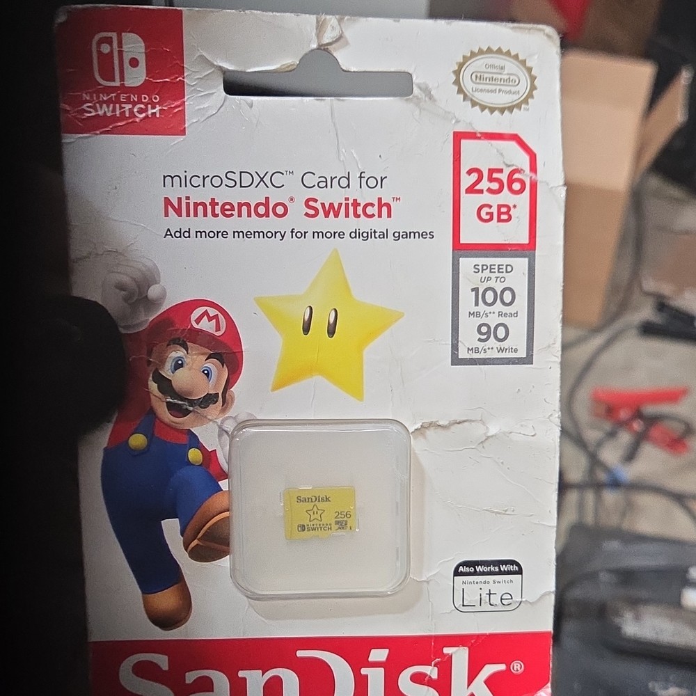 SanDisk 256GB microSDXC Memory Card for Nintendo Switch/Switch Lite, UHS-3, Yel…