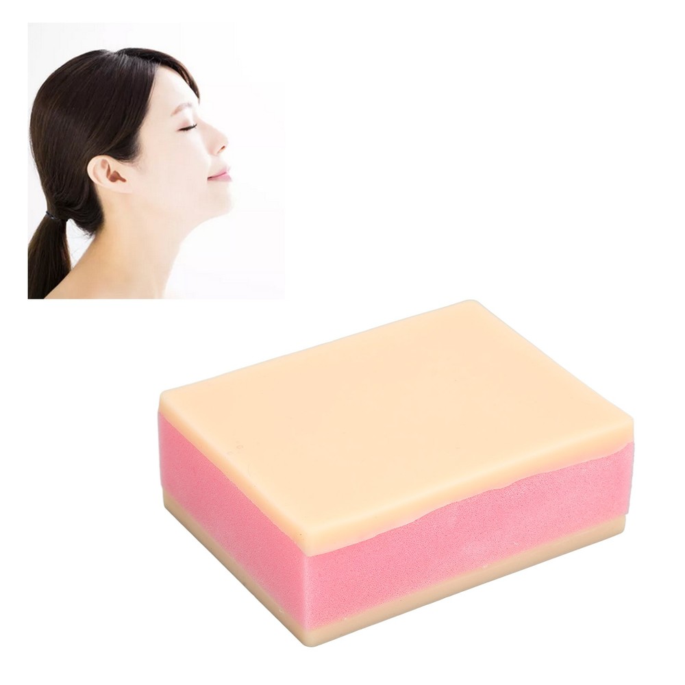 Suture Training Model Silicone Skin Layer Surgical Injection Suture Practice Pad