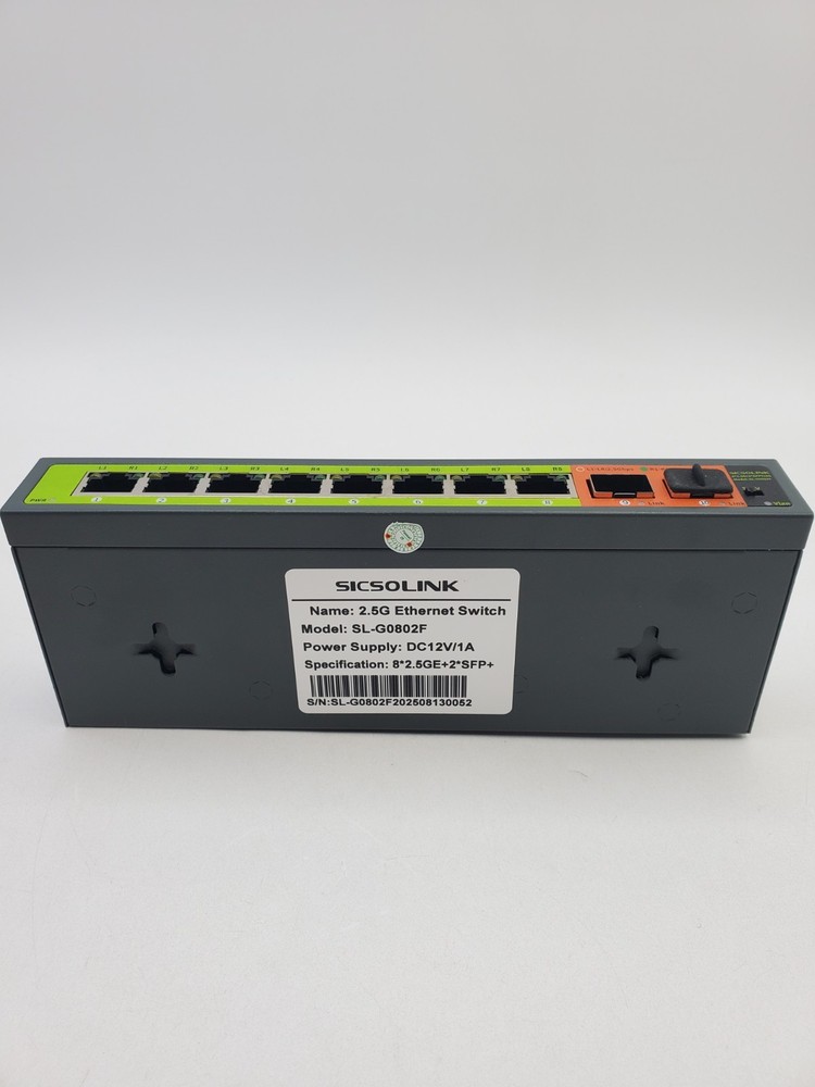 Sicsolink Network Switch Model# SL-G0802F