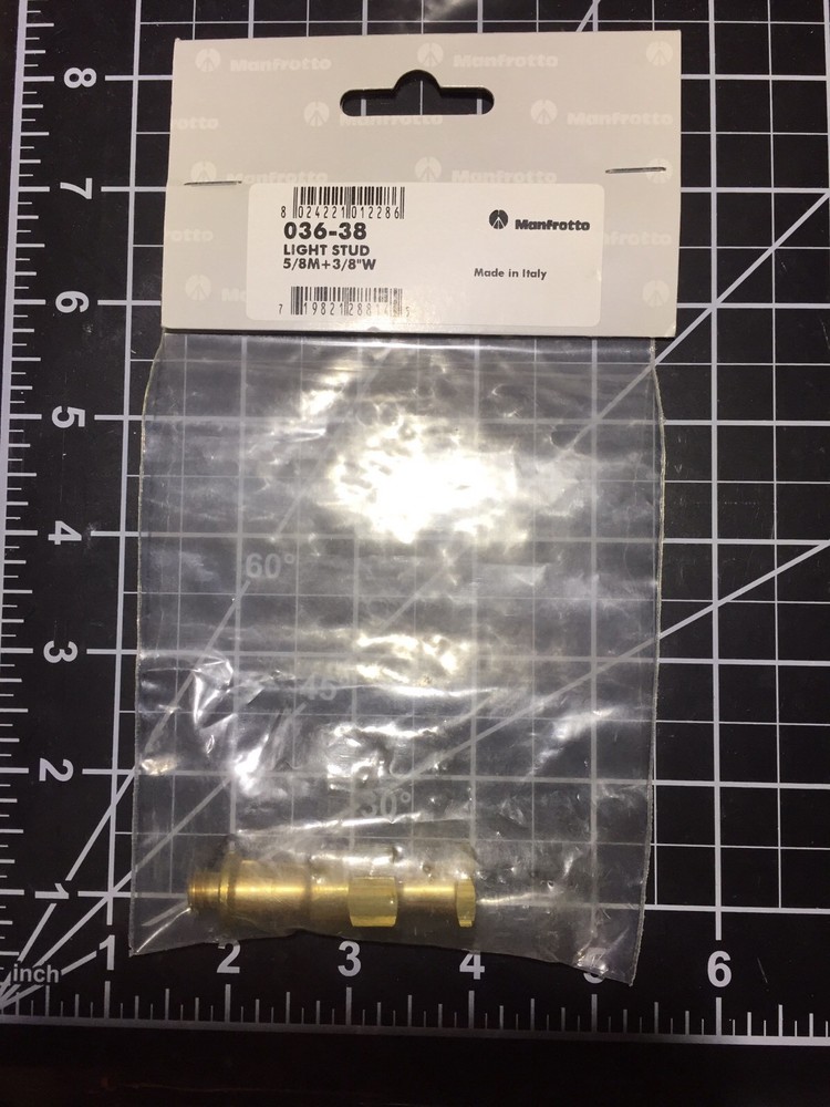 Manfrotto Light Stud 5/8M + 3/8W 036-3B