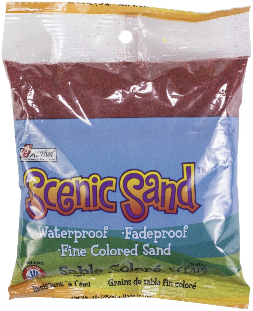 Activa Scenic Sand 1lb-Bright Red