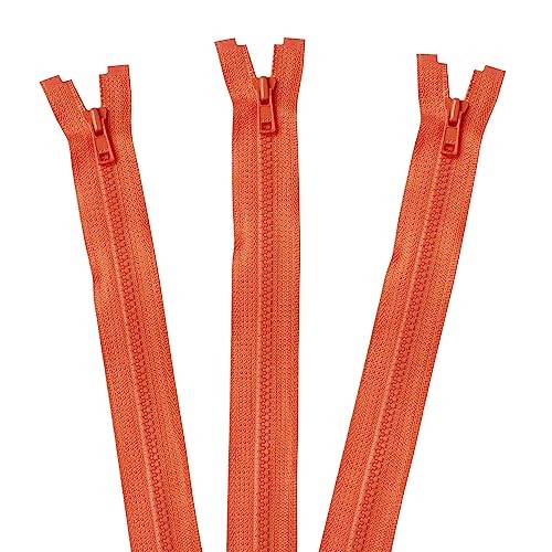 Nippon Chuko Vislon Open Zipper, Orange (3VS40-523)