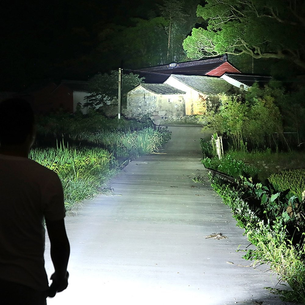 Flashlight Powerful LED 100000 Lumen Torch Camping Light Tool Rechargeable USB