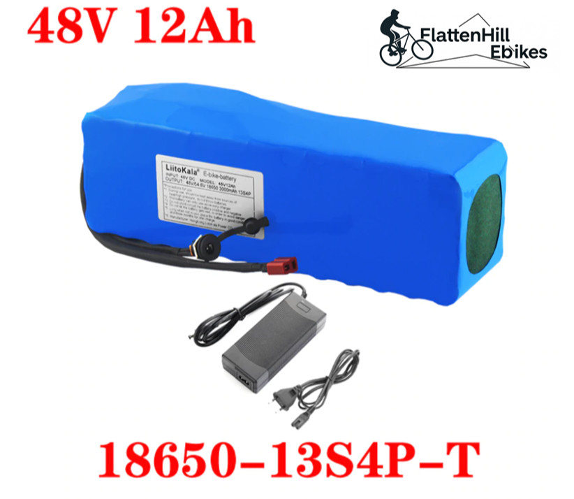 48V 12AH lithium li-ion ebike escooter battery
