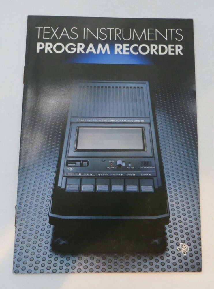 TEXAS INSTRUMENTS PROGRAM RECORDER PHP2700 owners manual instruction reference