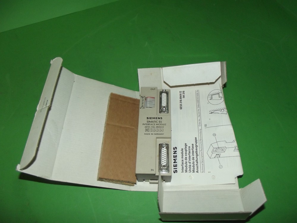 SIEMENS SIMATIC S5 100U 6ES5 316-8MA12 INTERFACE MODULE