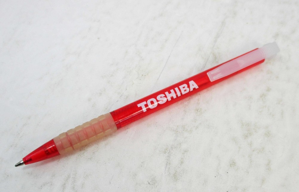 Toshiba Logo Red (Thin) Ballpoint Pen