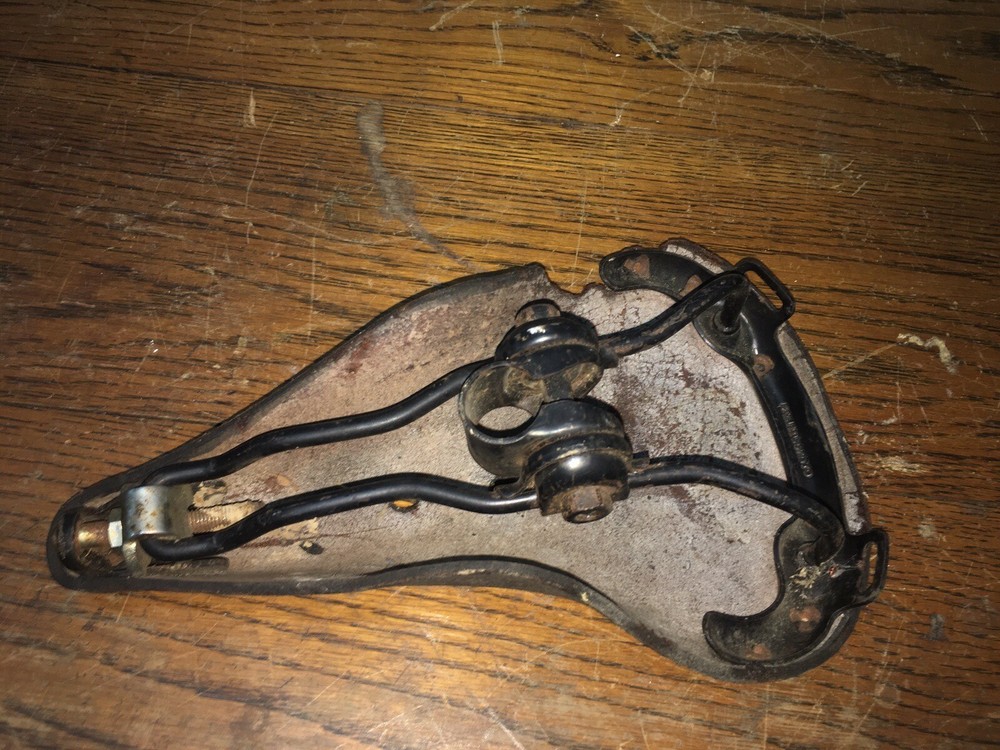 Antique Leather Bicycle Seat