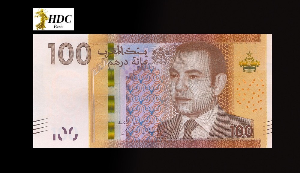 100 Dirhams MOROCCO 2012 P.76 UNC