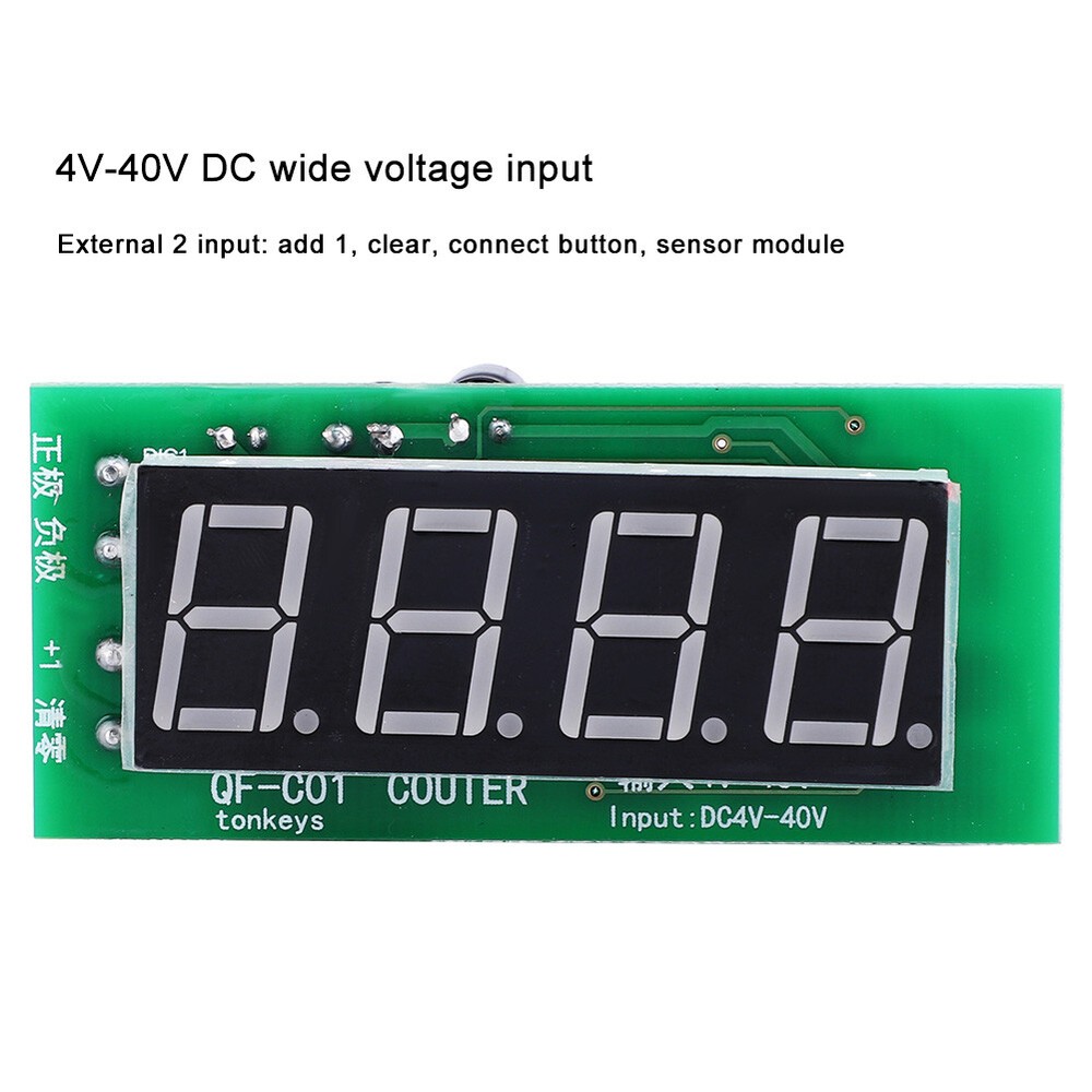 Counter Module High Quality 4 Digit Digital With Memory Function QF C04 DC4-40V