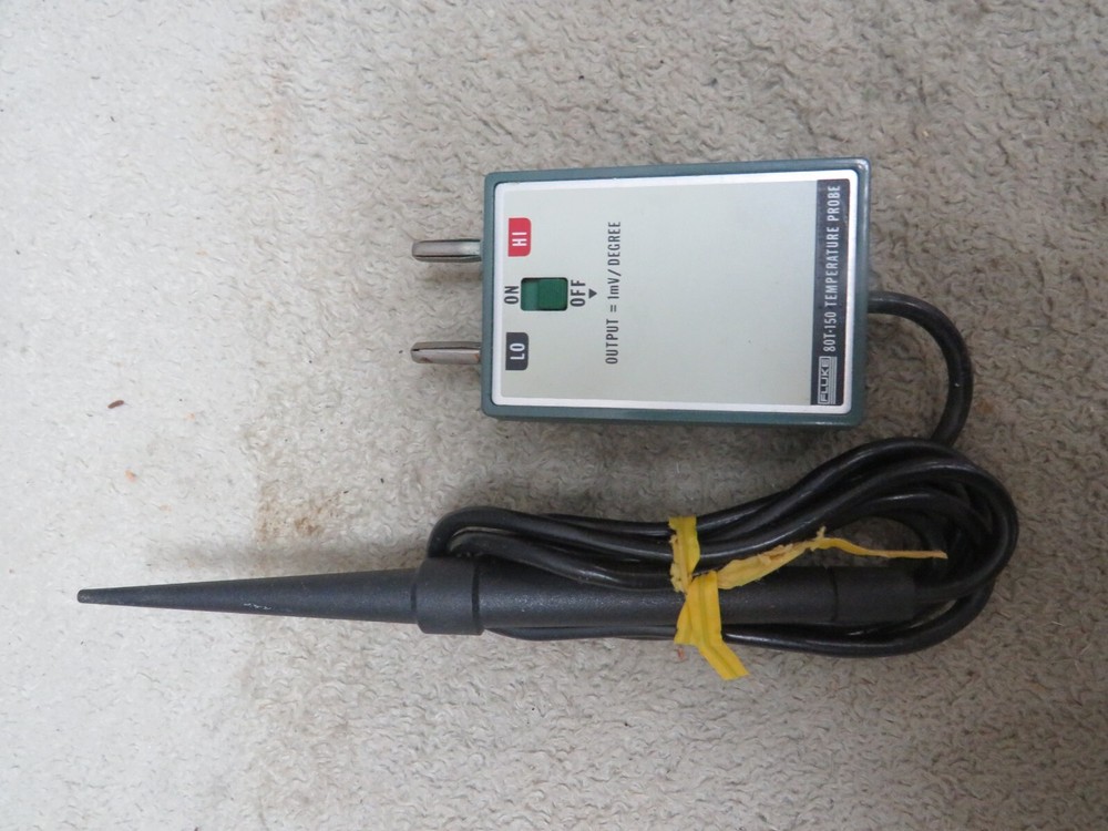Vintage FLUKE 80T-150 Temperature Probe