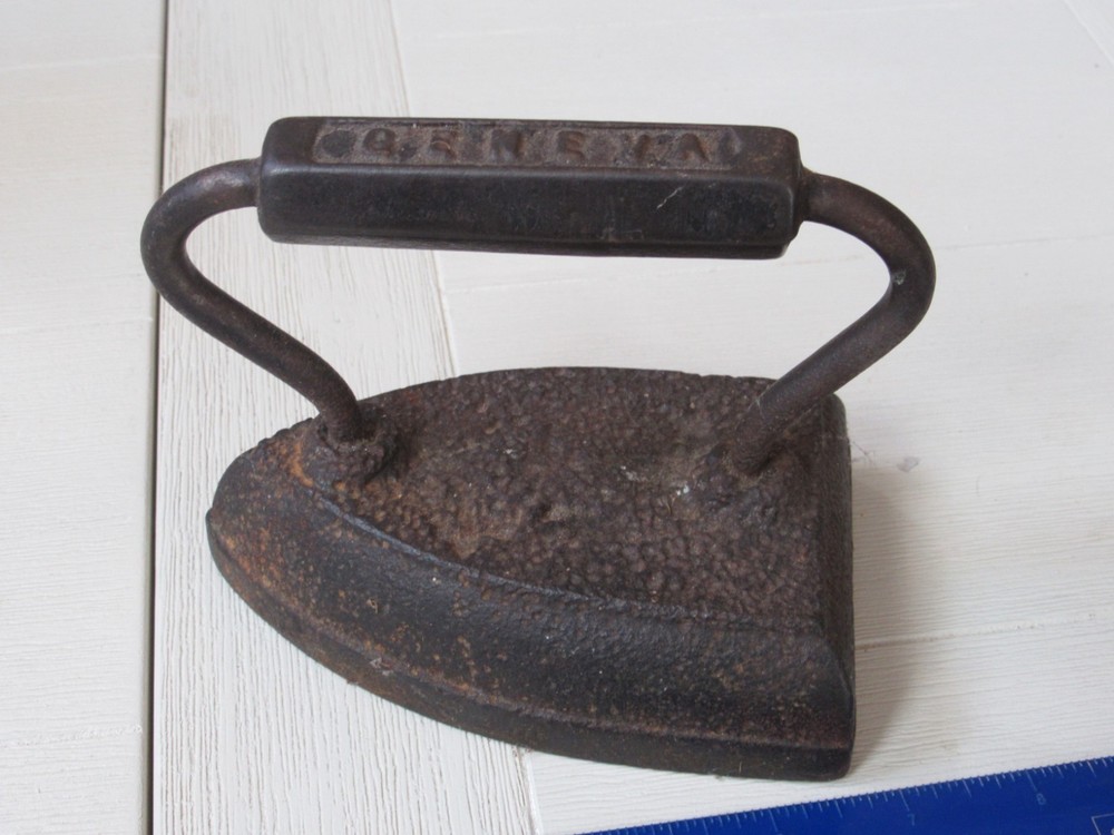 Vintage Cast Iron Geneva Flat Iron