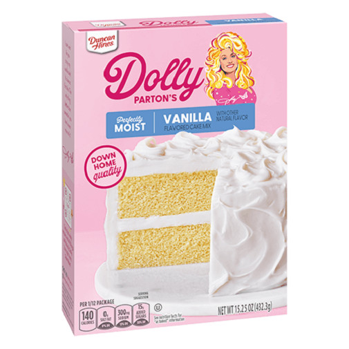 Duncan Hines Dolly Parton's Vanilla Cake Mix 2 Pack