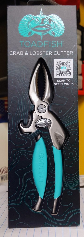 Toadfish Crab Leg Cracker Tool - Seafood Shell Cracking Tool - Stainless Steel