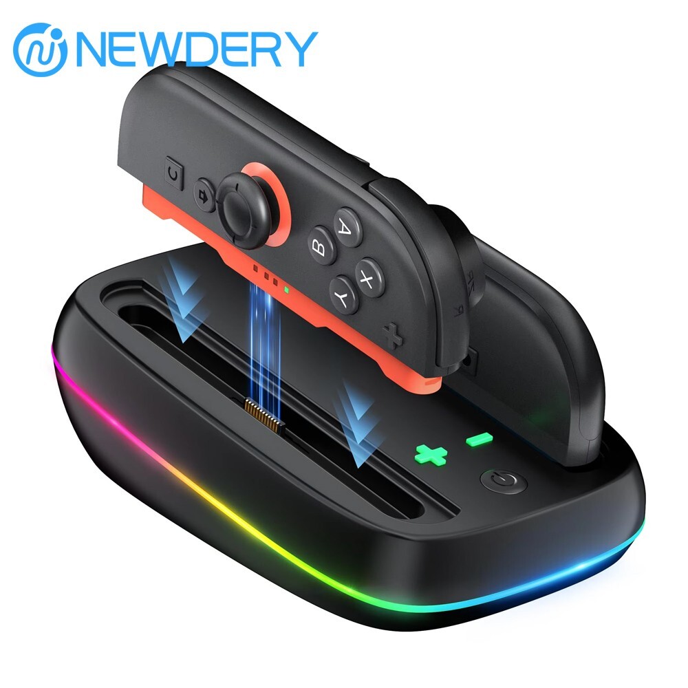Controller Charging Dock for Nintendo Switch 2 Joy Con Fast Charger Station
