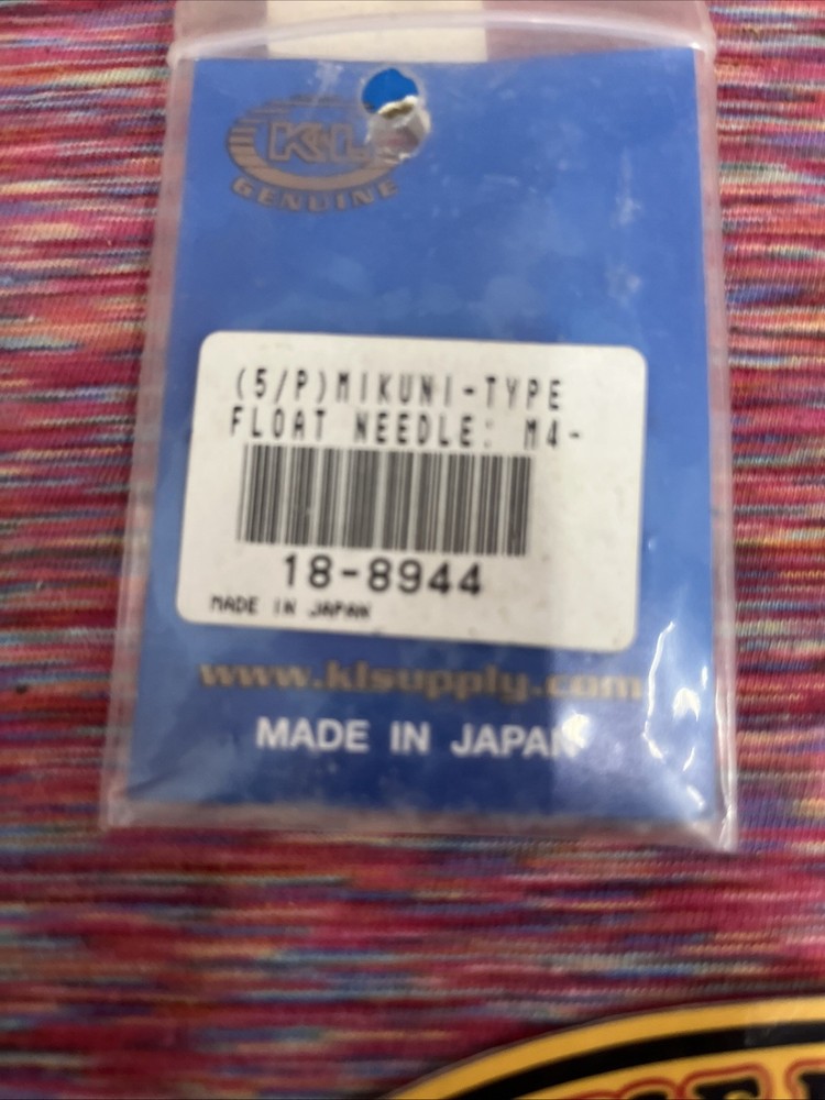 K&L 18-8944 FLOAT NEEDLE - MIKUNI TYPE (qty 1)
