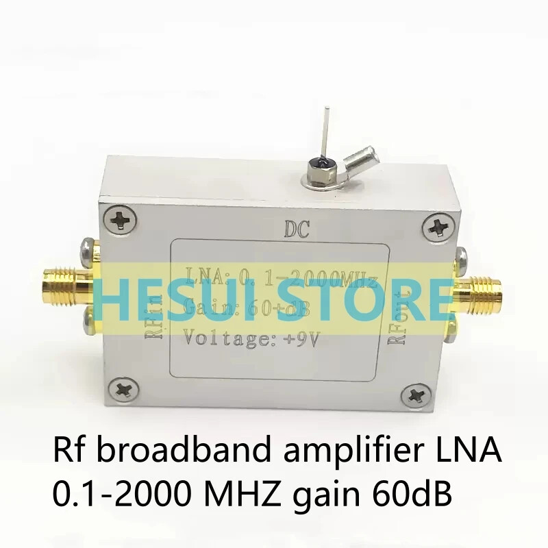 Rf broadband amplifier 0.1-2000MHz 64dB
