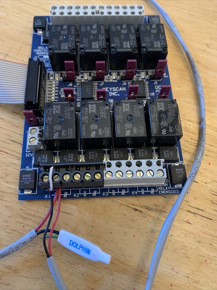 Dormakaba Keyscan Access OCB-8 Output Control Board Relay Board Tested & Working