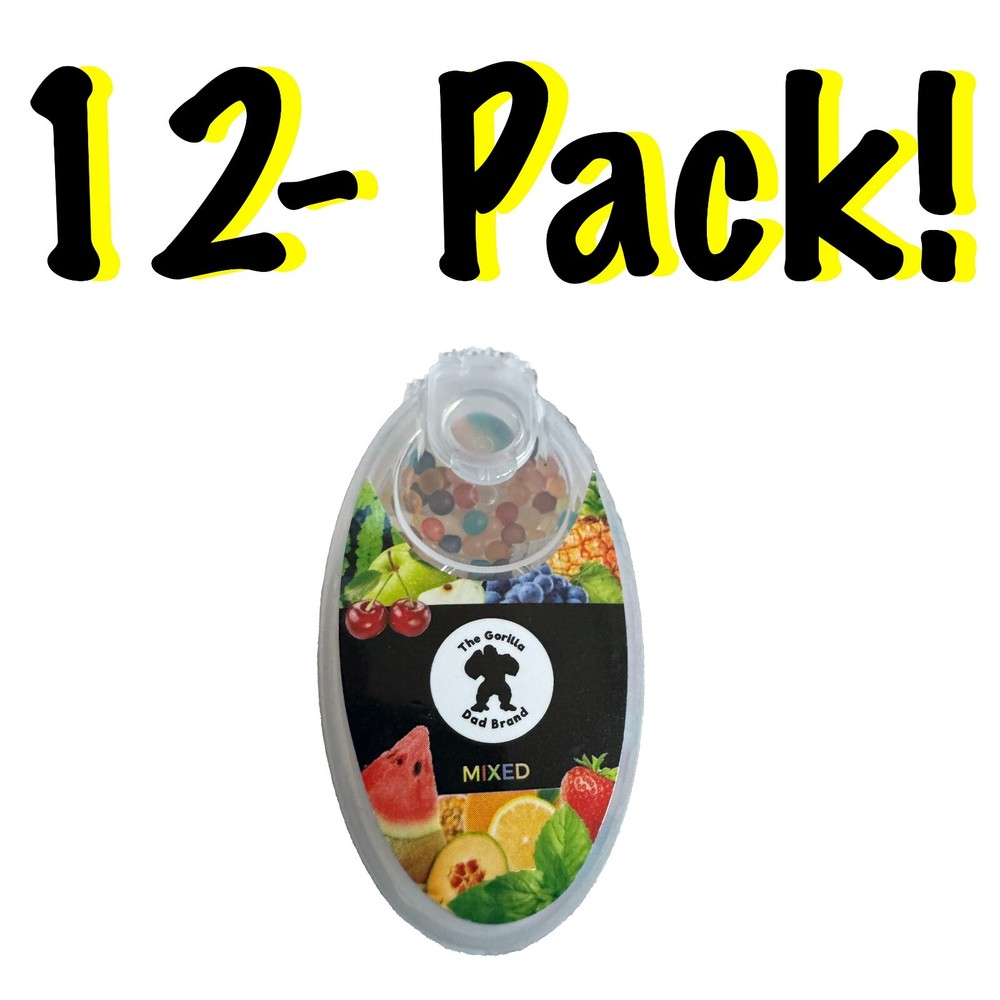 1200 count Mixed Flavors burst beads (12 Value Pack)